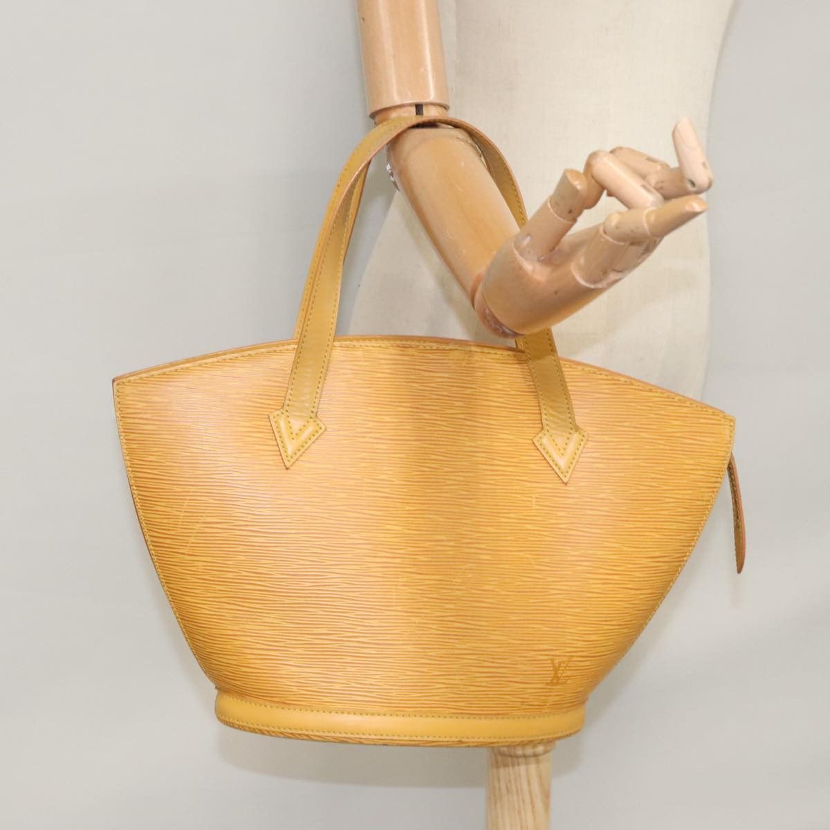 Louis Vuitton Saint Jacques Yellow Leather Handbag (Pre-Owned) Size ONE SIZE - 19 Thumbnail