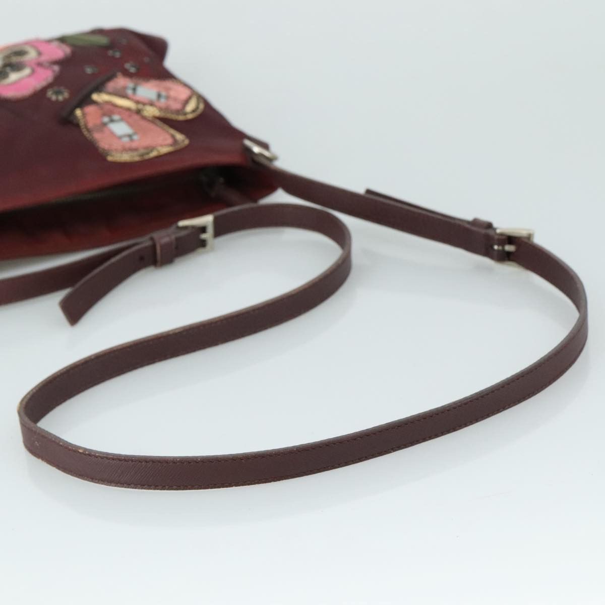 Prada Tessuto Purple Synthetic Shoulder Bag (Pre-Owned) Size ONE SIZE - 5 Thumbnail
