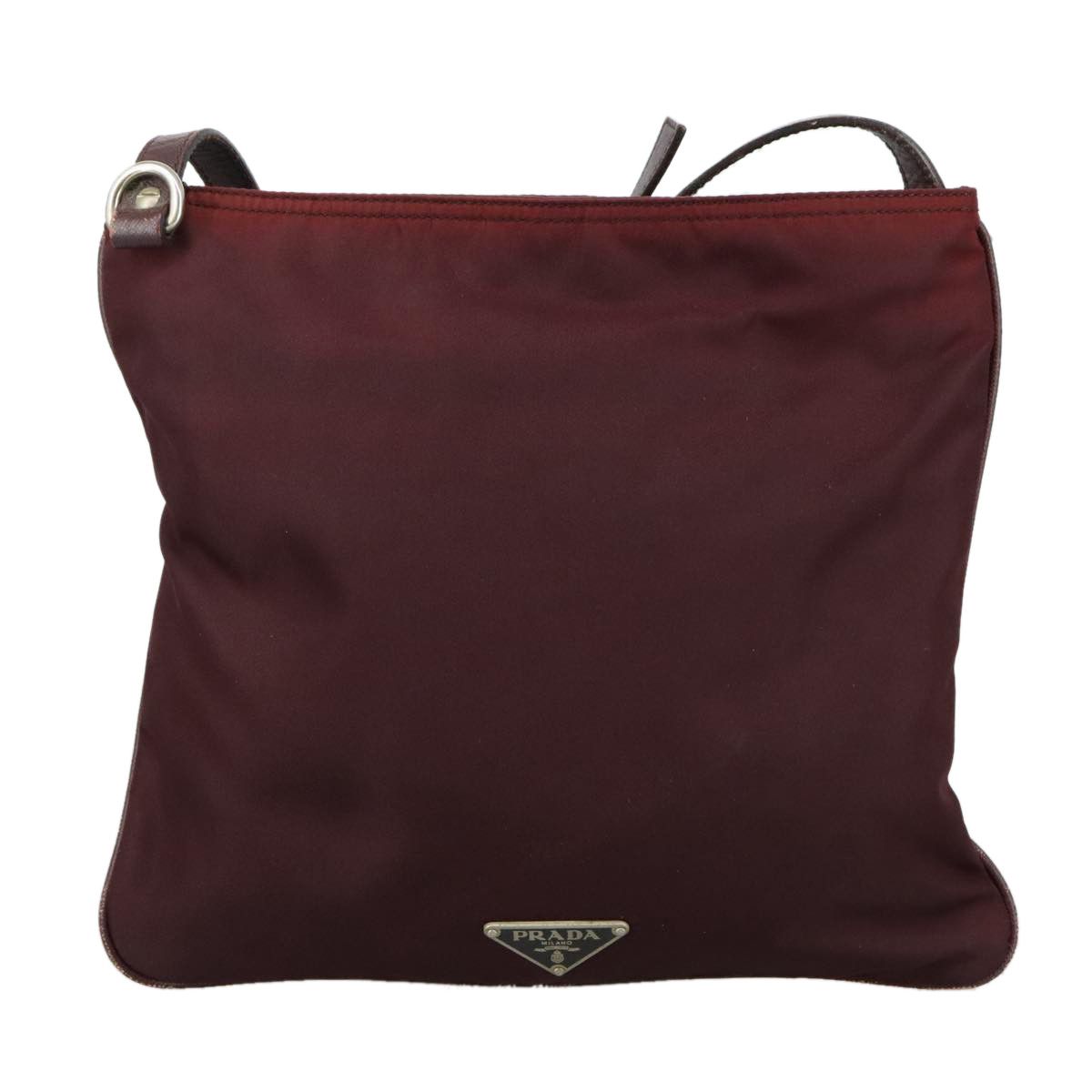 Prada Tessuto Purple Synthetic Shoulder Bag (Pre-Owned) Size ONE SIZE - 2 Thumbnail