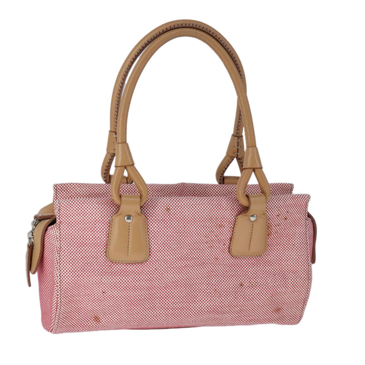 Burberry Red Canvas Handbag (Pre-Owned) Size ONE SIZE - 14 Thumbnail