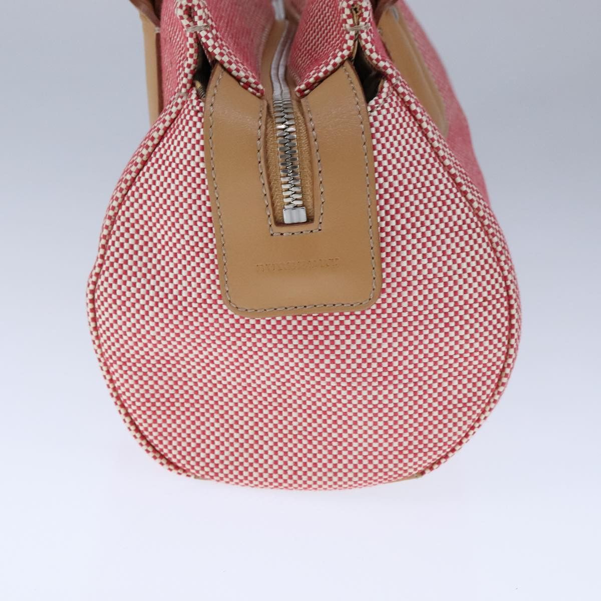 Burberry Red Canvas Handbag (Pre-Owned) Size ONE SIZE - 3 Thumbnail