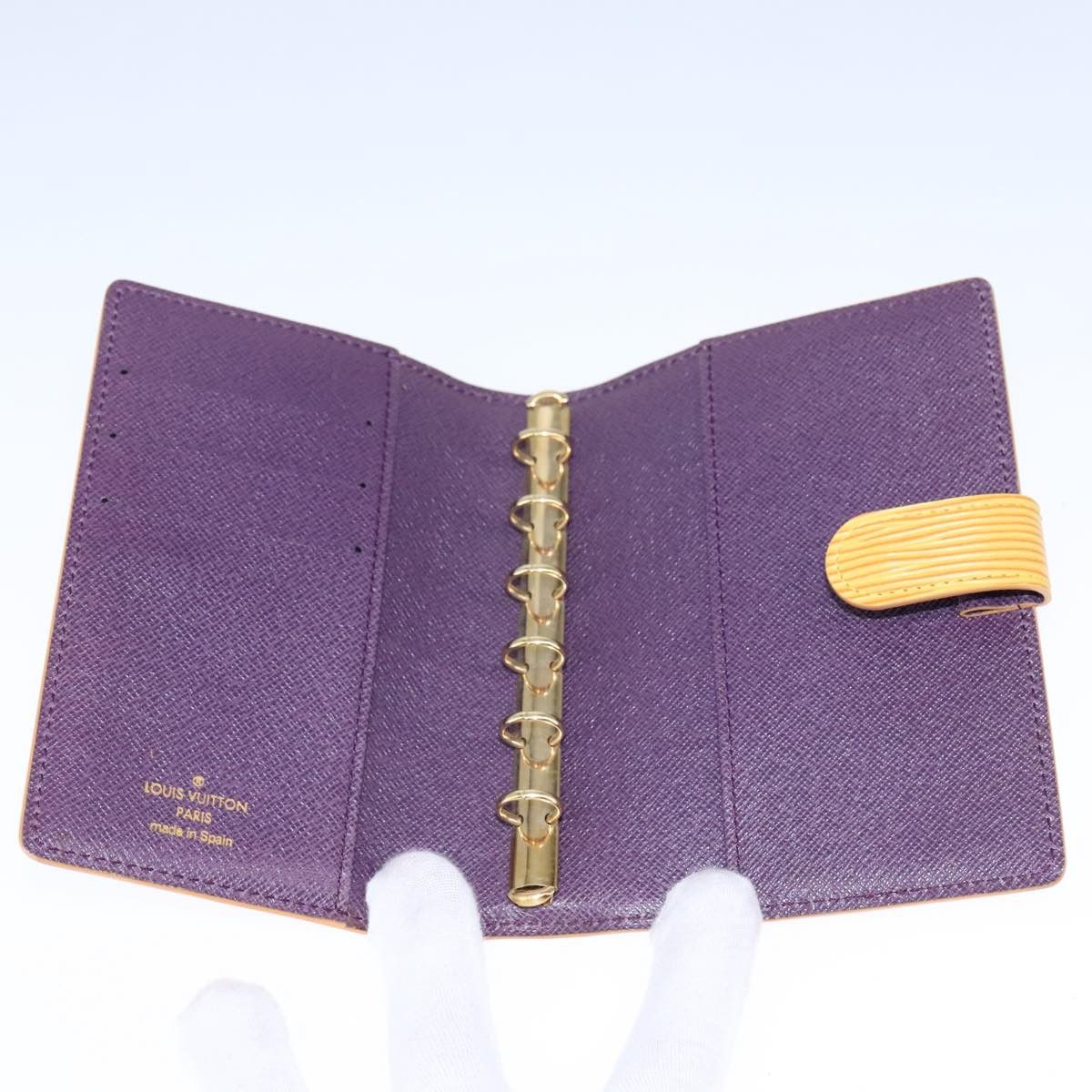 Louis Vuitton Agenda Pm Yellow Leather Wallet (Pre-Owned) Size ONE SIZE - 10 Thumbnail
