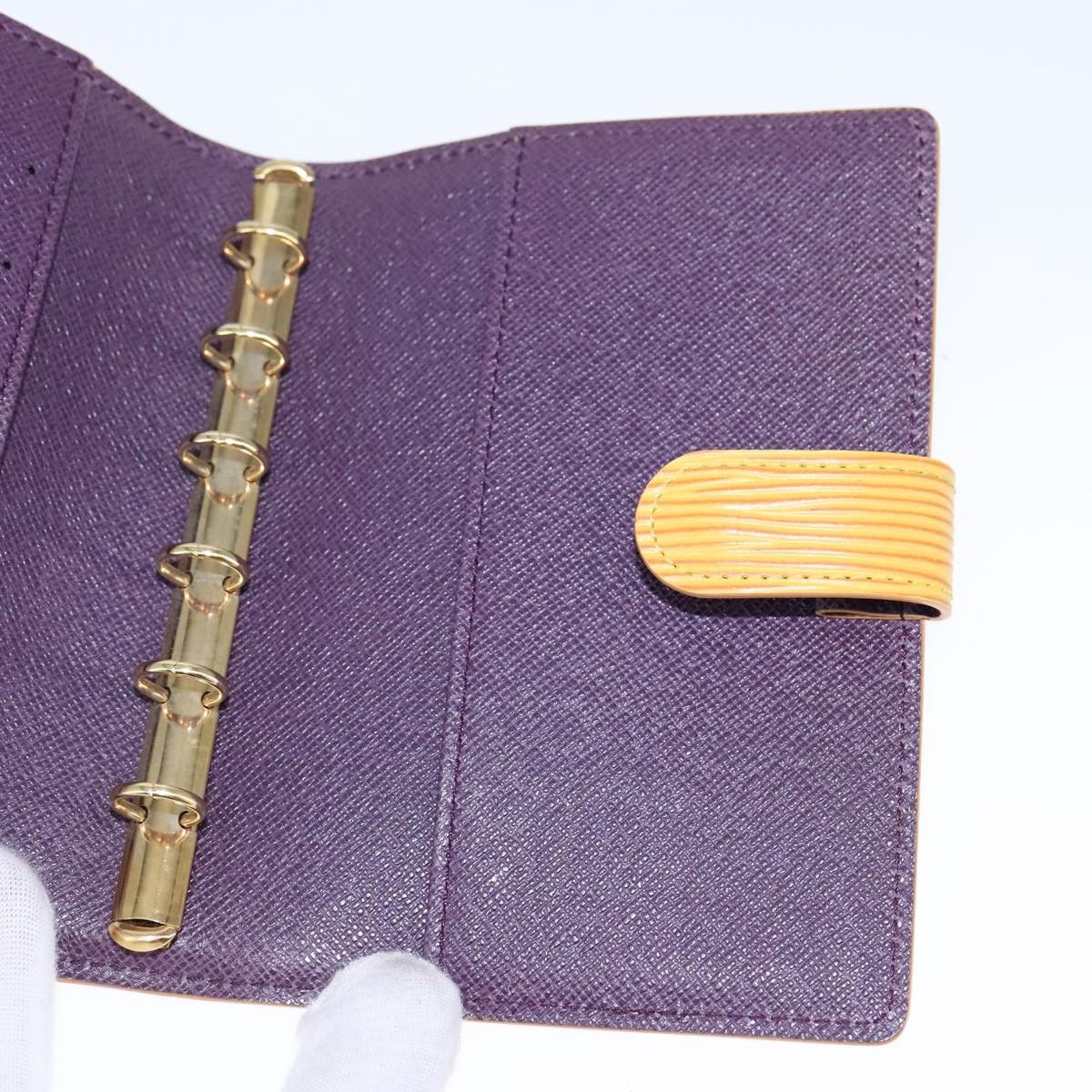 Louis Vuitton Agenda Pm Yellow Leather Wallet (Pre-Owned) Size ONE SIZE - 17 Thumbnail