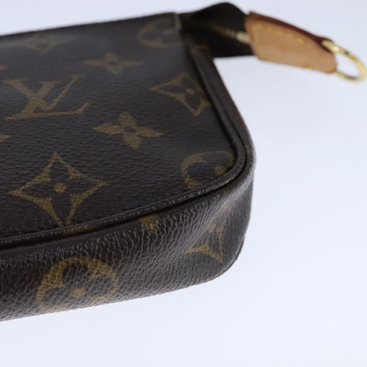 Louis Vuitton Mini Pochette Accessoires Brown Canvas Clutch Bag Size ONE SIZE - 9 Thumbnail