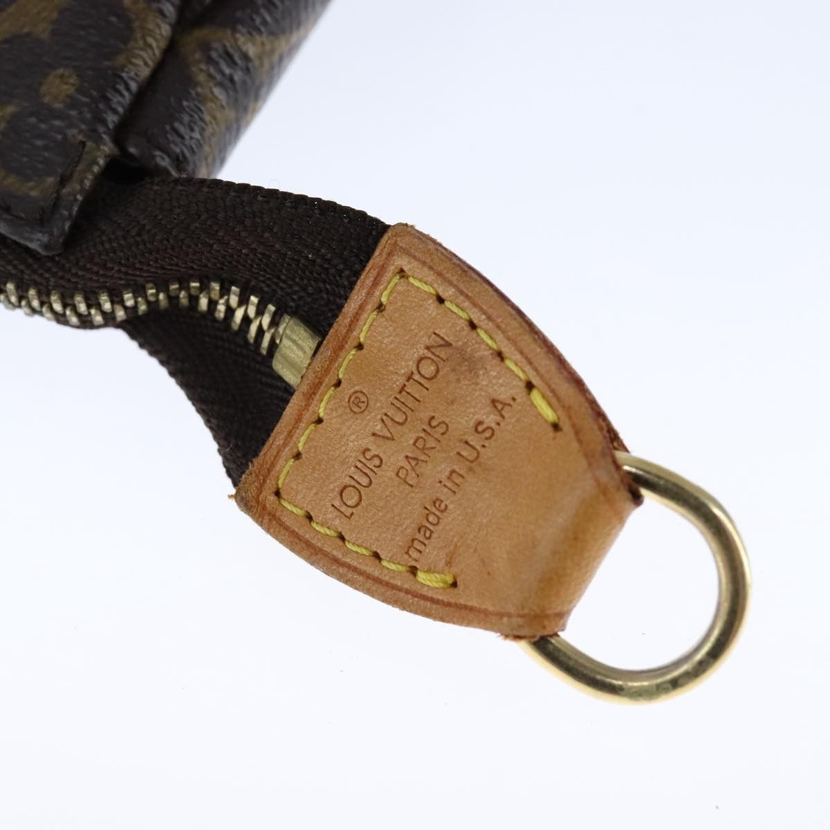 Louis Vuitton Mini Pochette Accessoires Brown Canvas Clutch Bag Size ONE SIZE - 14 Thumbnail