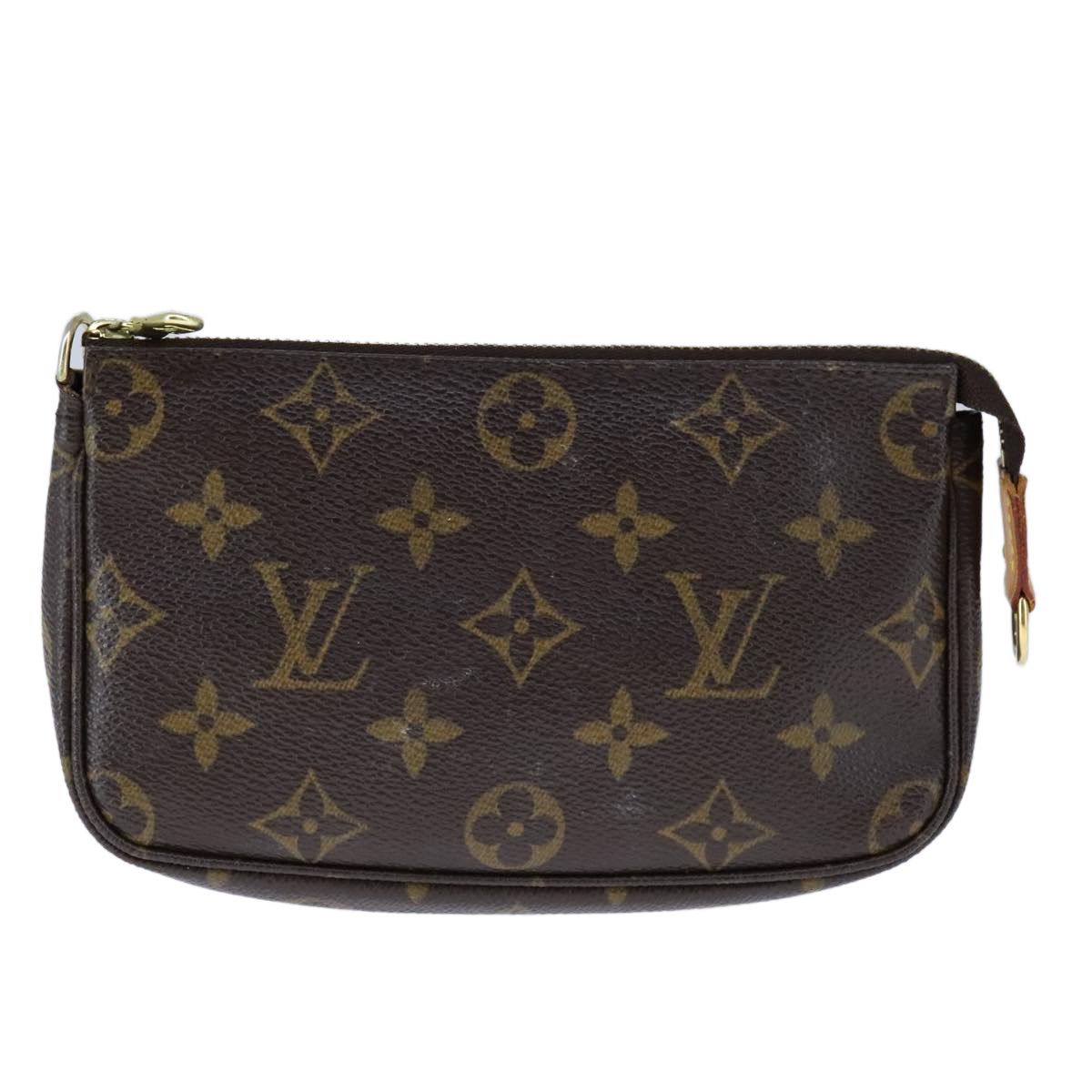 Louis Vuitton Mini Pochette Accessoires Brown Canvas Clutch Bag Size ONE SIZE - 20 Thumbnail