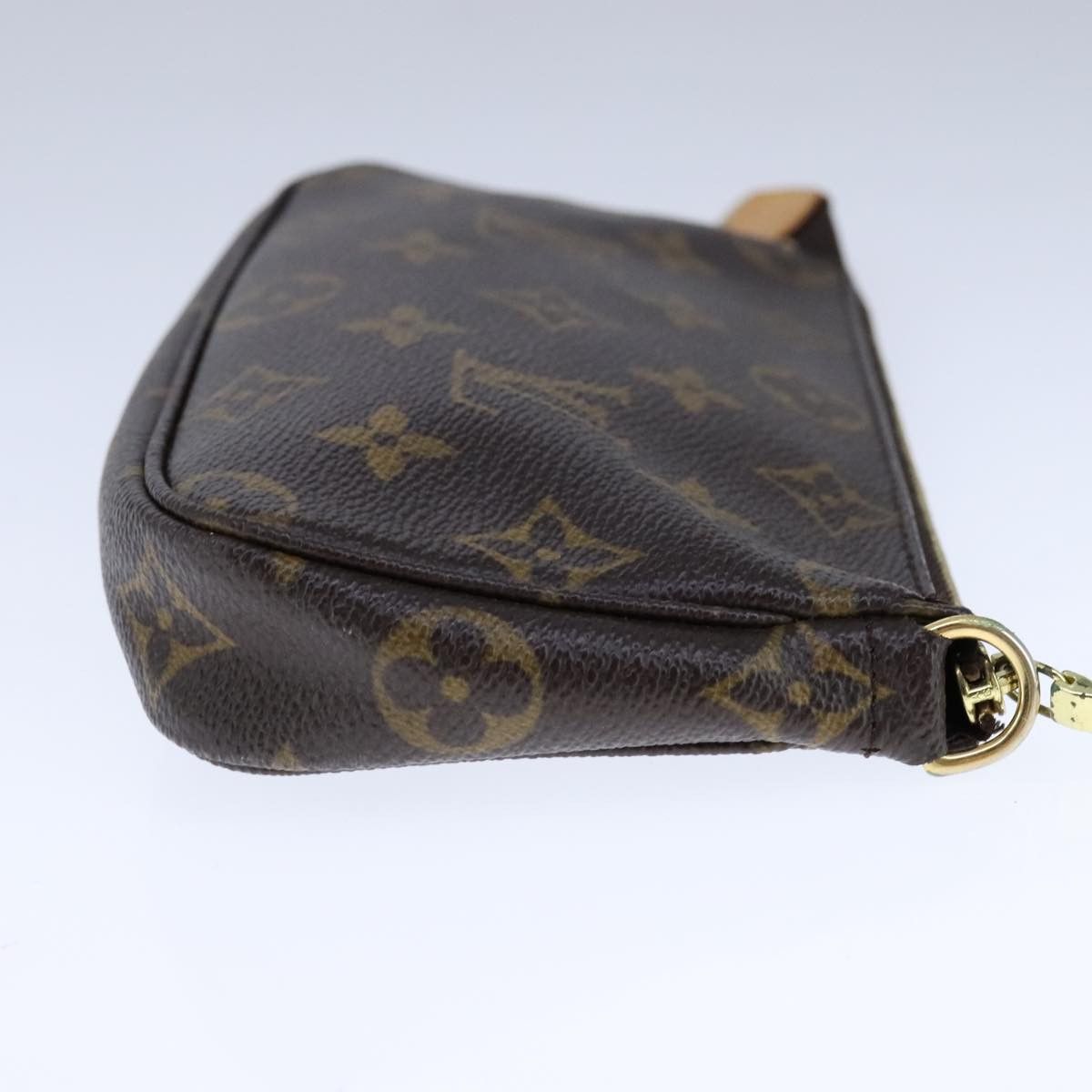 Louis Vuitton Mini Pochette Accessoires Brown Canvas Clutch Bag Size ONE SIZE - 4 Thumbnail