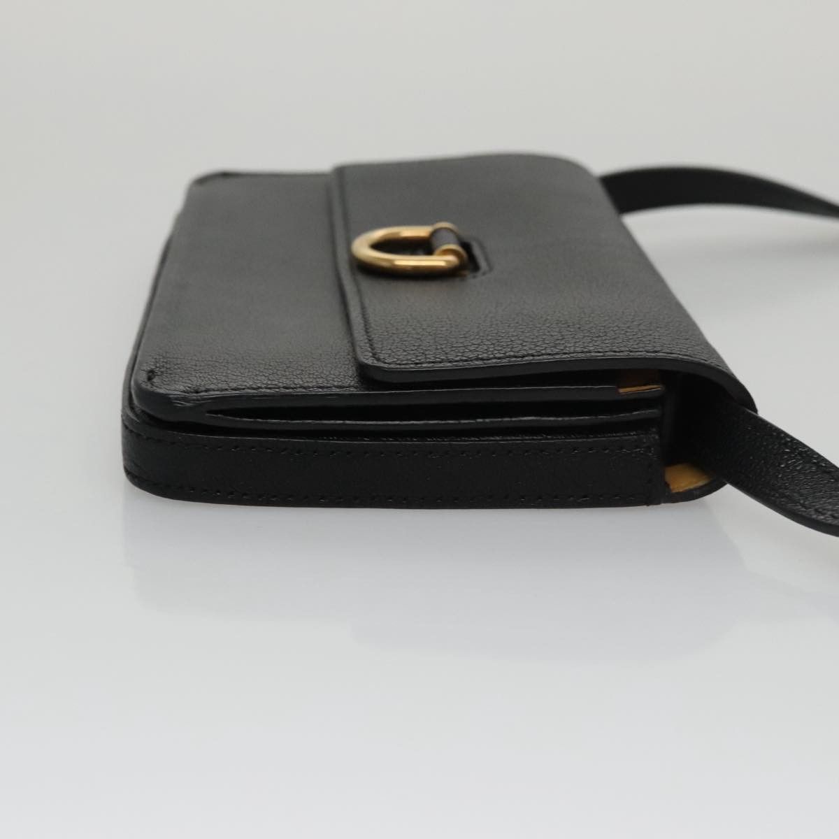 Burberry Black Leather Shoulder Bag (Pre-Owned) Size ONE SIZE - 3 Thumbnail