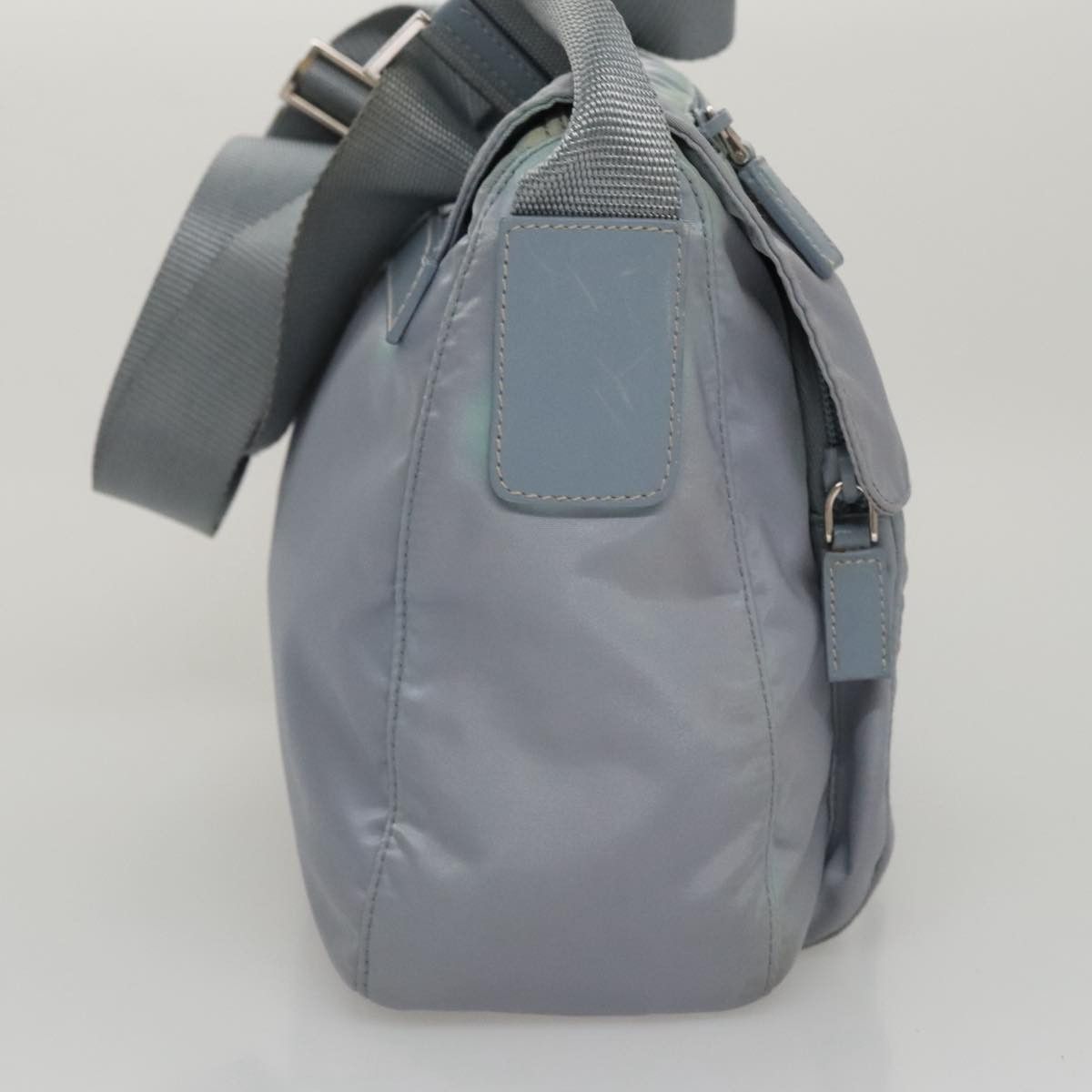 Prada Re-Nylon Blue Synthetic Shoulder Bag (Pre-Owned) Size ONE SIZE - 4 Thumbnail
