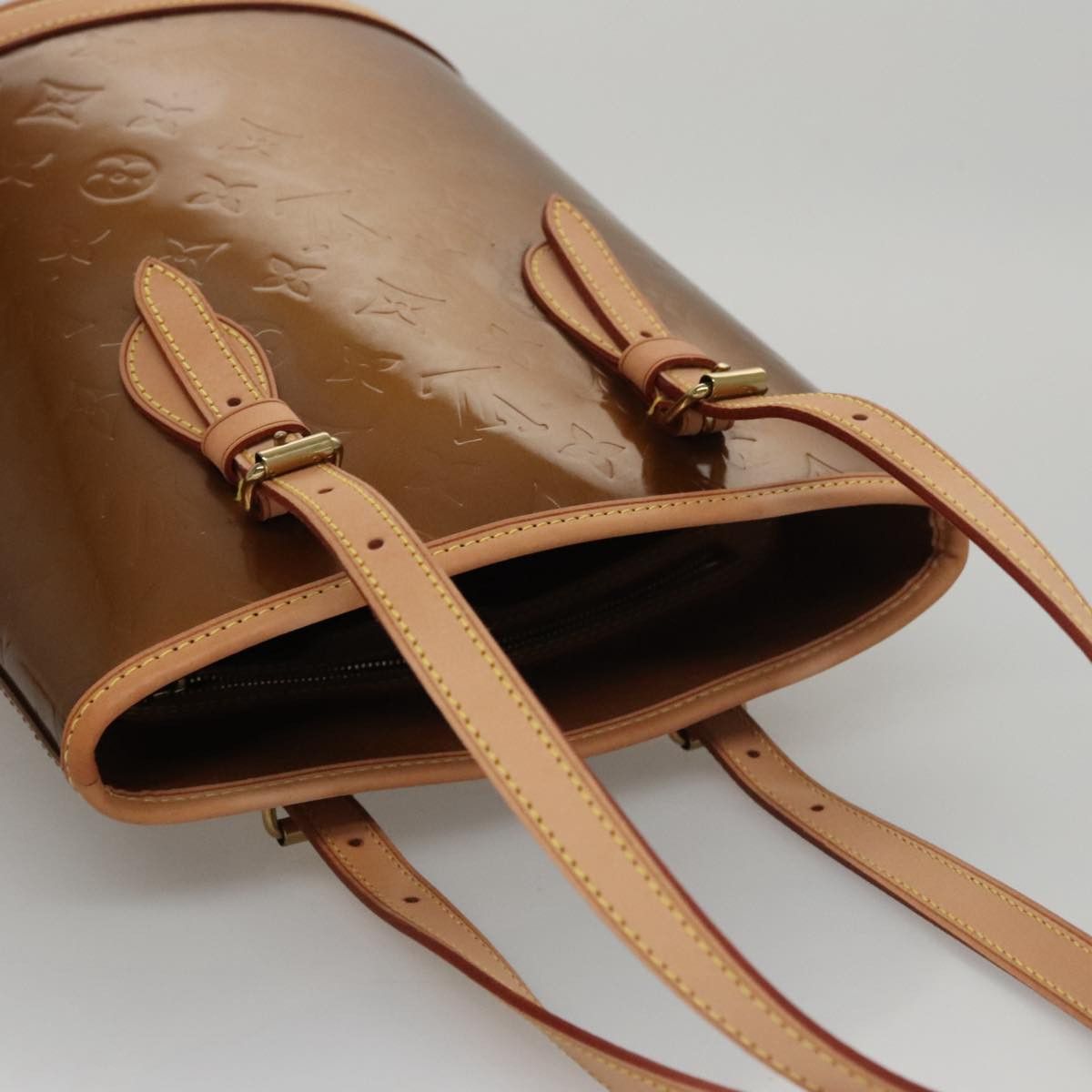 Louis Vuitton Bucket Brown Patent Leather Shoulder Bag (Pre-Owned) Size ONE SIZE - 5 Thumbnail