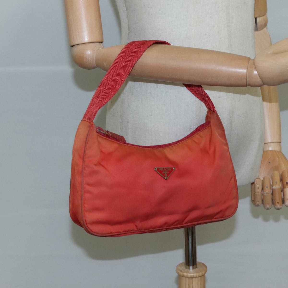 Prada Re-Edition Red Synthetic Clutch Bag (Pre-Owned) Size ONE SIZE - 14 Thumbnail