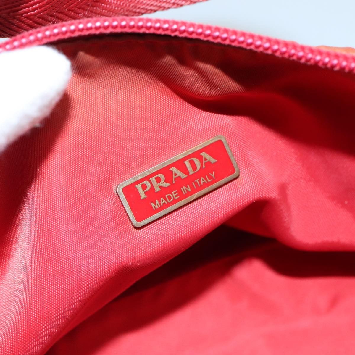 Prada Re-Edition Red Synthetic Clutch Bag (Pre-Owned) Size ONE SIZE - 13 Thumbnail