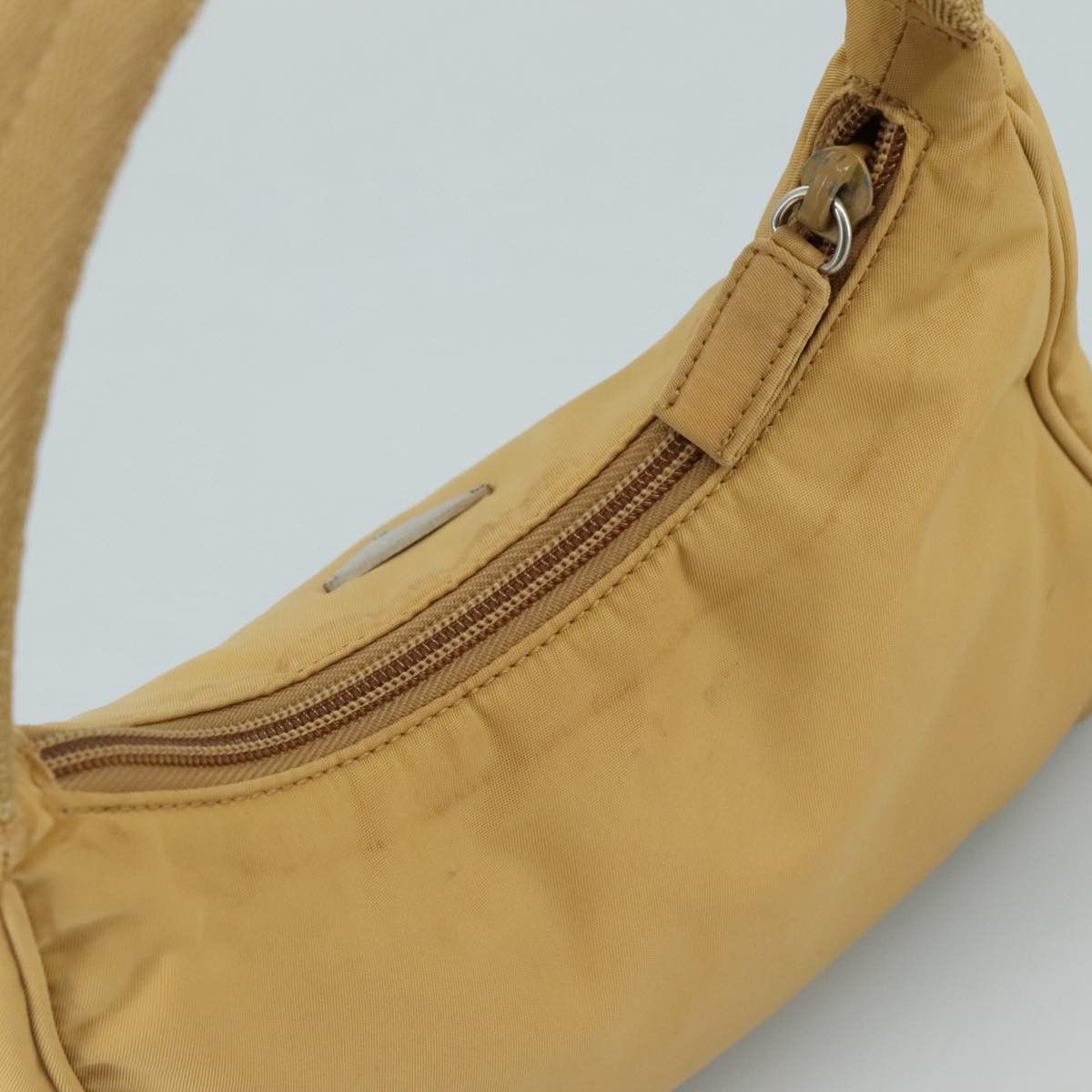 Prada Re-Nylon Beige Synthetic Handbag (Pre-Owned) Size ONE SIZE - 17 Thumbnail