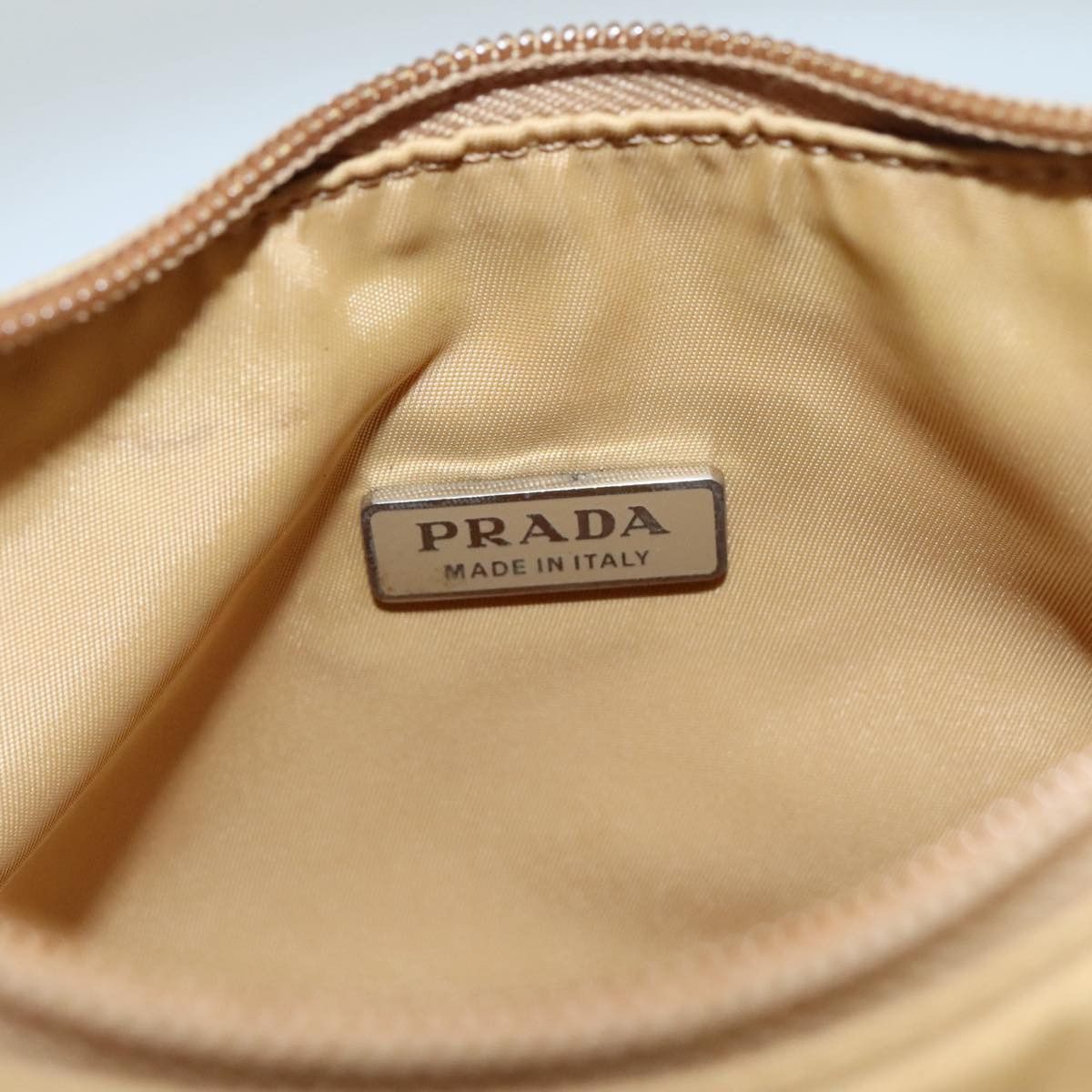 Prada Re-Nylon Beige Synthetic Handbag (Pre-Owned) Size ONE SIZE - 14 Thumbnail