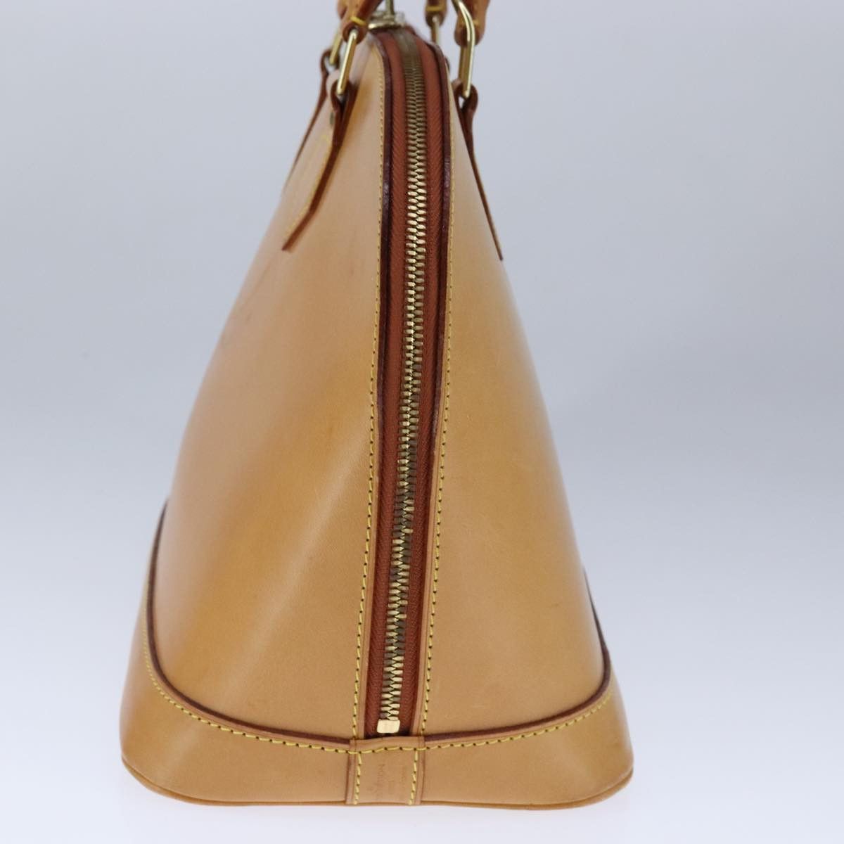 Louis Vuitton Alma Brown Leather Handbag (Pre-Owned) Size ONE SIZE - 3 Thumbnail