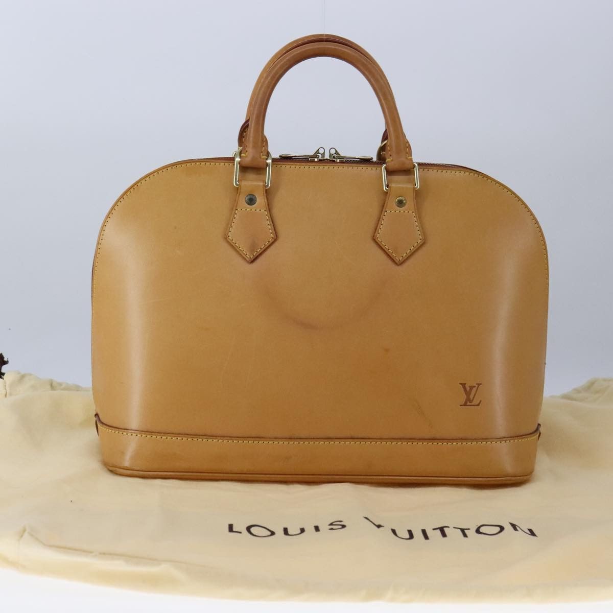 Louis Vuitton Alma Brown Leather Handbag (Pre-Owned) Size ONE SIZE - 18 Thumbnail