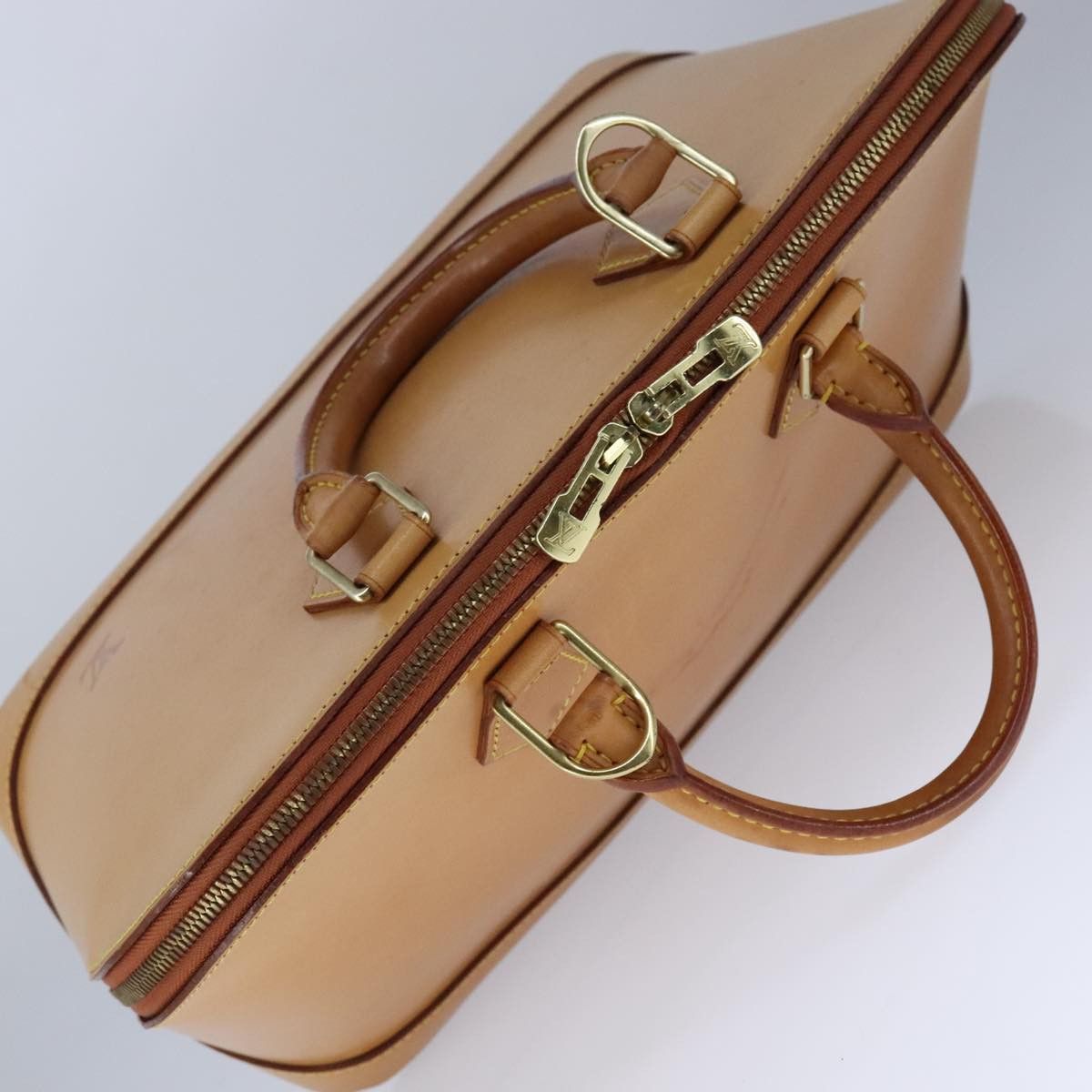Louis Vuitton Alma Brown Leather Handbag (Pre-Owned) Size ONE SIZE - 14 Thumbnail