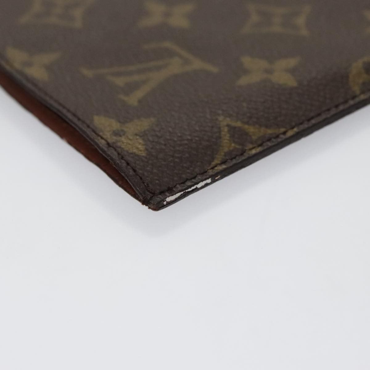 Louis Vuitton Document Case Brown Canvas Clutch Bag (Pre-Owned) Size ONE SIZE - 8 Thumbnail