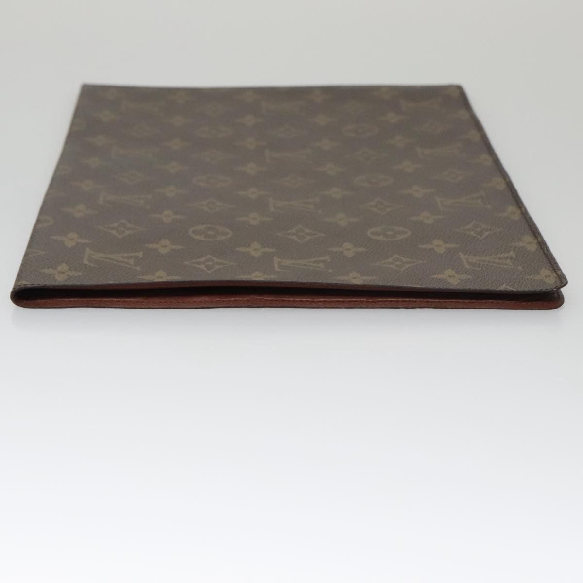 Louis Vuitton Document Case Brown Canvas Clutch Bag (Pre-Owned) Size ONE SIZE - 3 Thumbnail