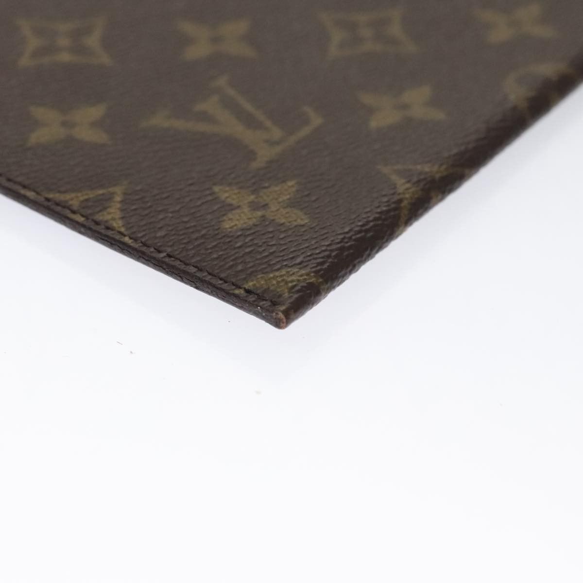 Louis Vuitton Document Case Brown Canvas Clutch Bag (Pre-Owned) Size ONE SIZE - 7 Thumbnail