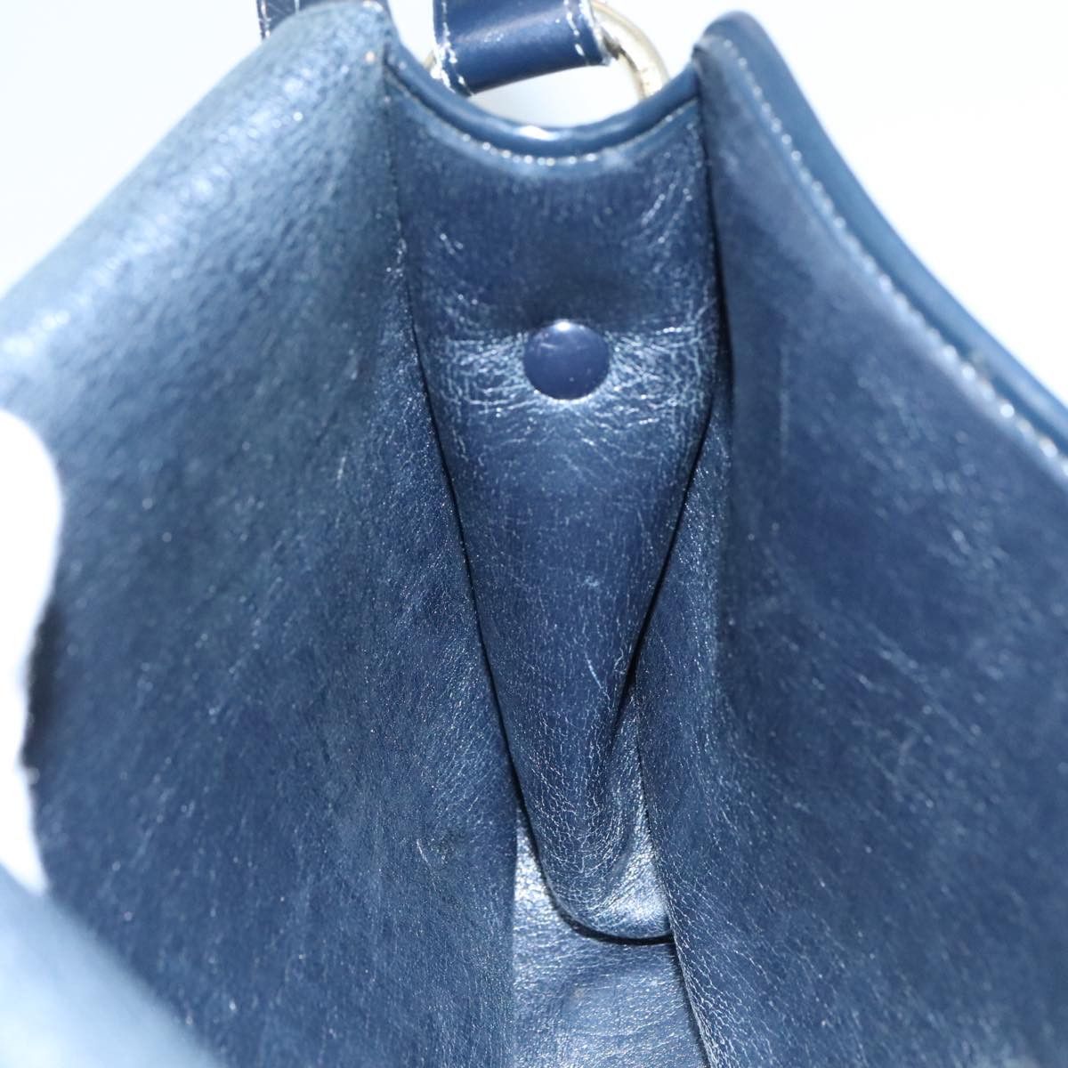 Dior Trotter Navy Canvas Shoulder Bag (Pre-Owned) Size ONE SIZE - 19 Thumbnail