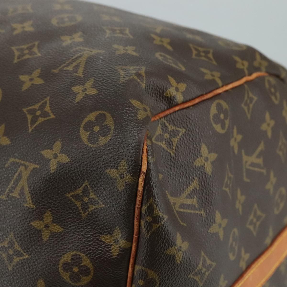 Louis Vuitton Keepall 60 Brown Canvas Travel Bag (Pre-Owned) Size ONE SIZE - 9 Thumbnail