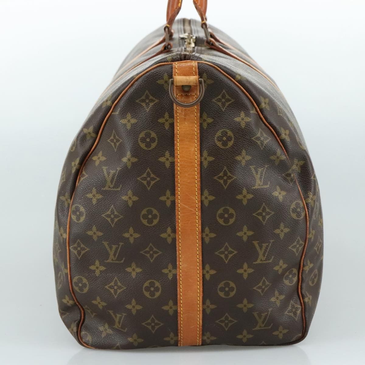 Louis Vuitton Keepall 60 Brown Canvas Travel Bag (Pre-Owned) Size ONE SIZE - 3 Thumbnail