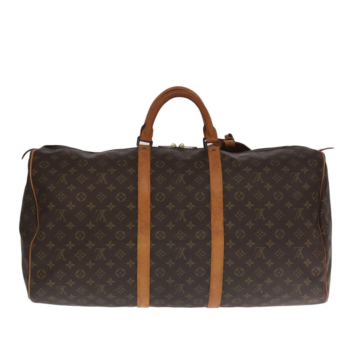 Louis Vuitton Keepall 60 Brown Canvas Travel Bag (Pre-Owned) Size ONE SIZE - 2 Thumbnail