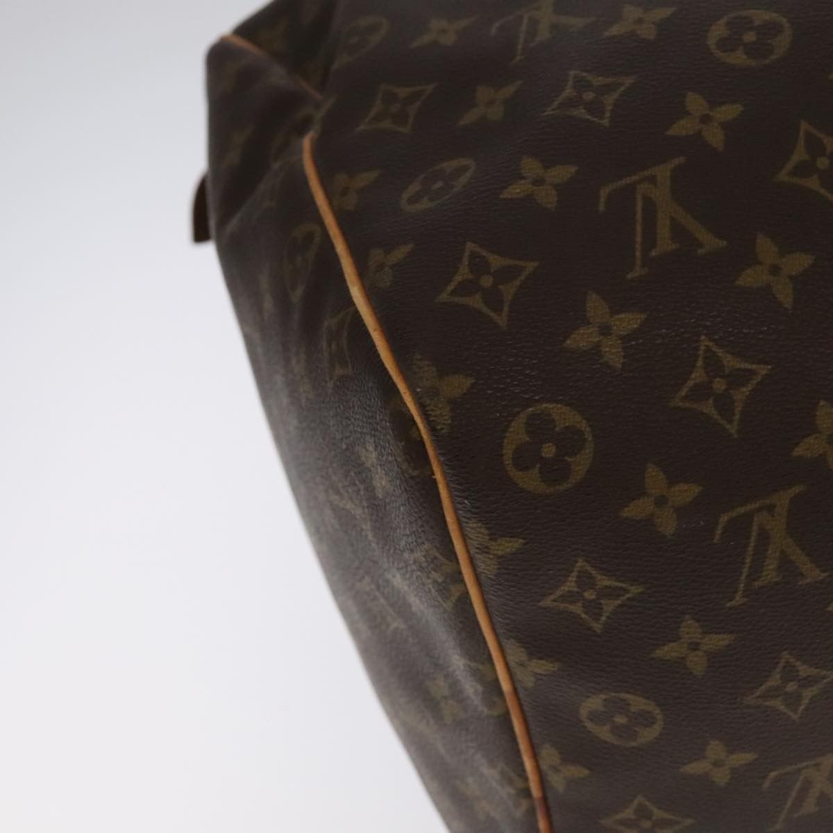 Louis Vuitton Keepall 60 Brown Canvas Travel Bag (Pre-Owned) Size ONE SIZE - 9 Thumbnail