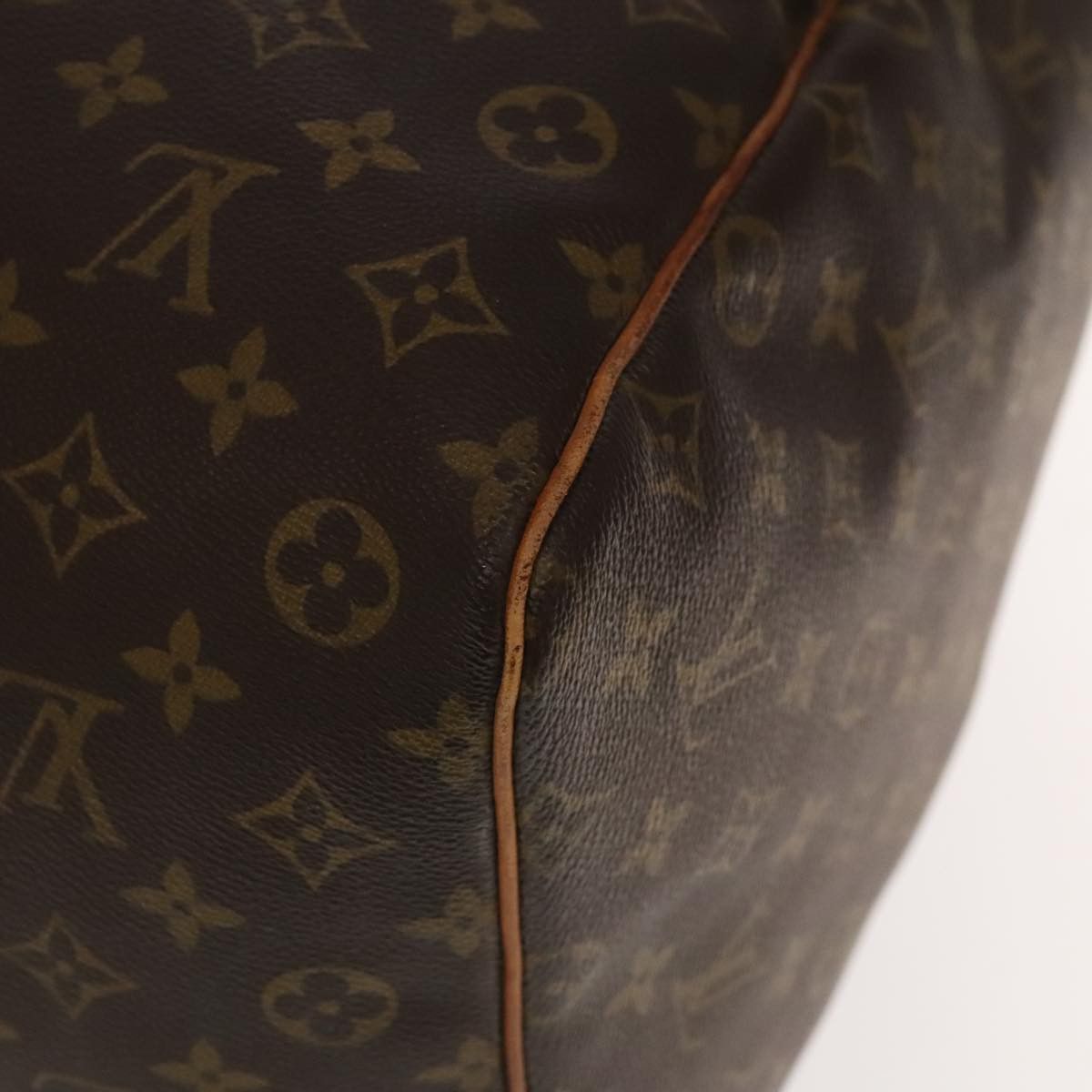 Louis Vuitton Keepall 60 Brown Canvas Travel Bag (Pre-Owned) Size ONE SIZE - 8 Thumbnail