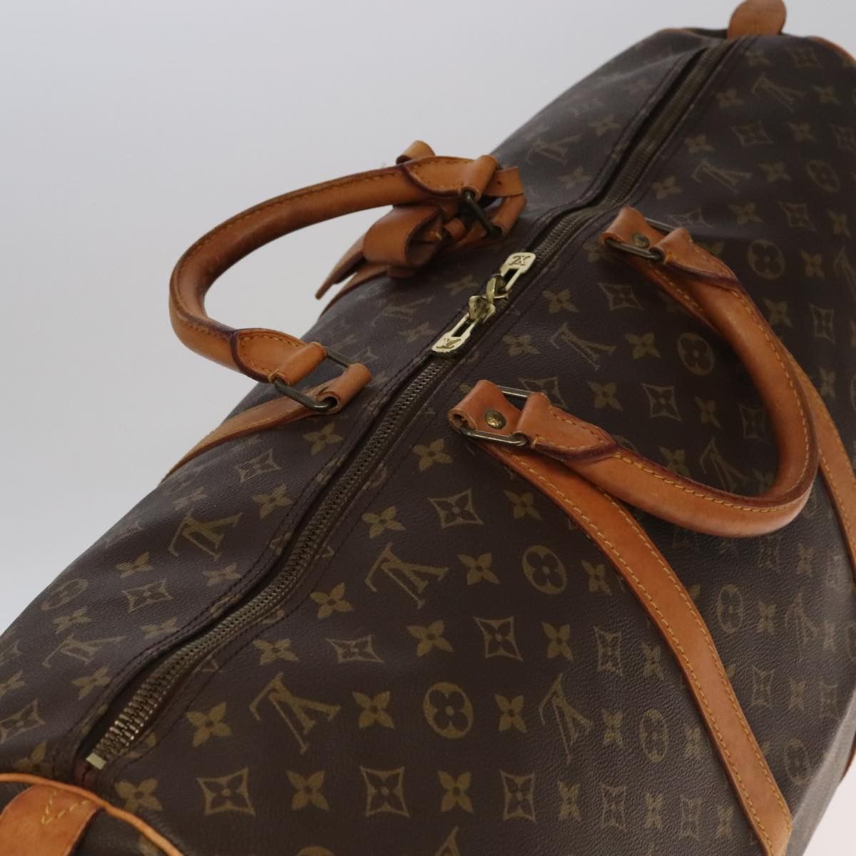 Louis Vuitton Keepall 60 Brown Canvas Travel Bag (Pre-Owned) Size ONE SIZE - 5 Thumbnail
