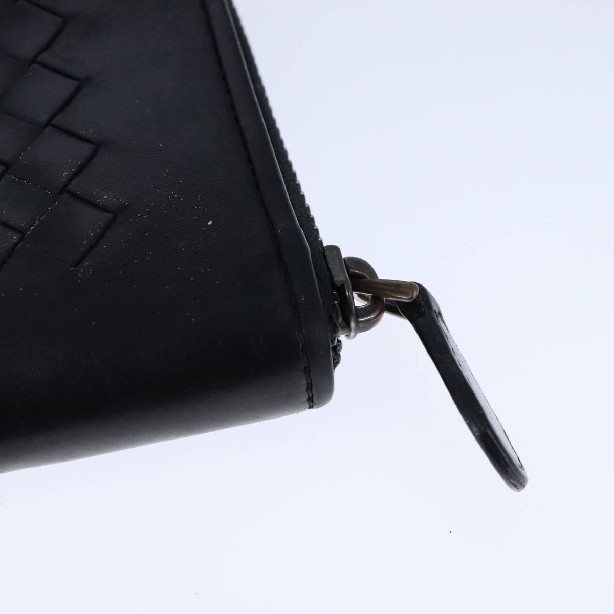 Bottega Veneta Intrecciato Black Leather Wallet (Pre-Owned) Size ONE SIZE - 9 Thumbnail