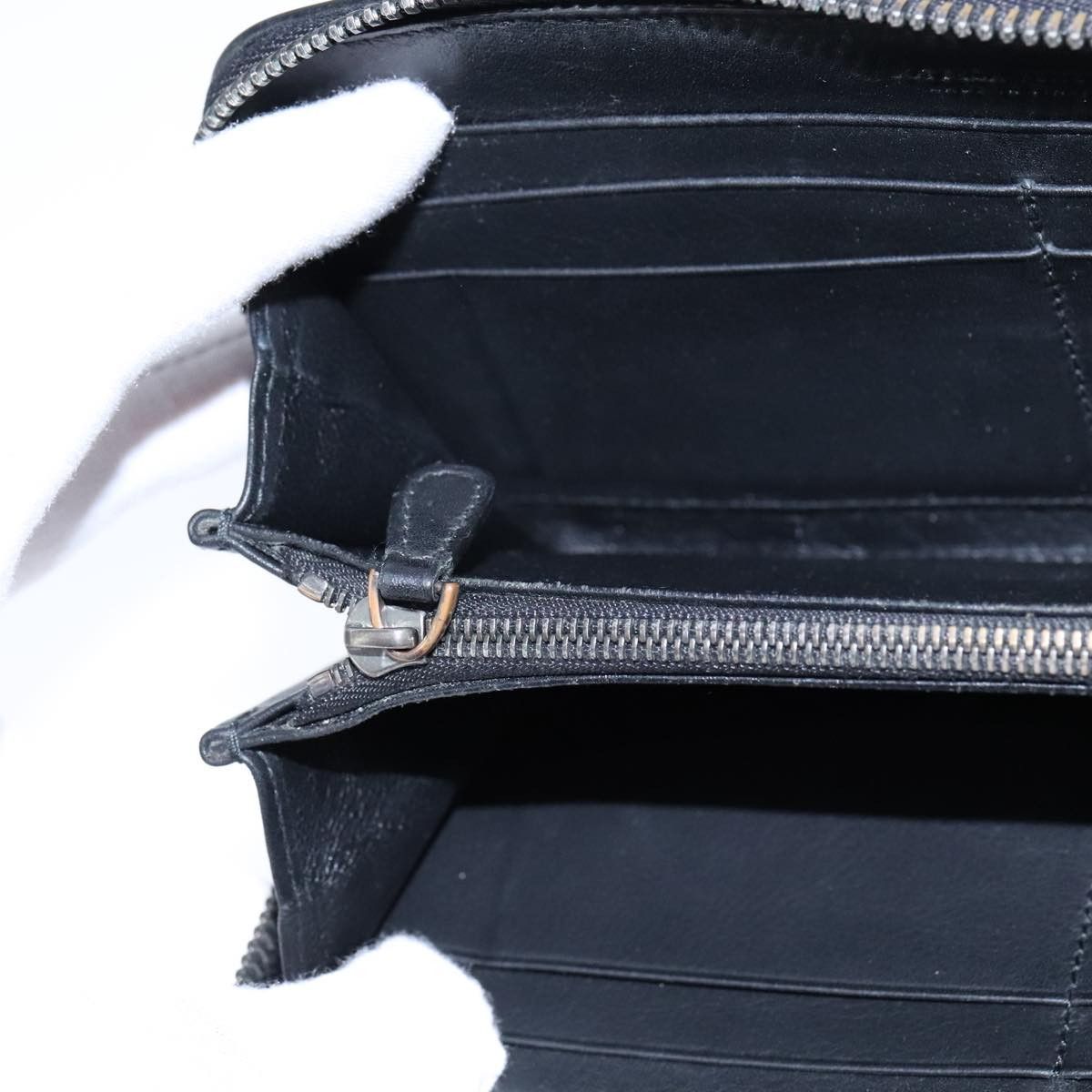Bottega Veneta Intrecciato Black Leather Wallet (Pre-Owned) Size ONE SIZE - 10 Thumbnail