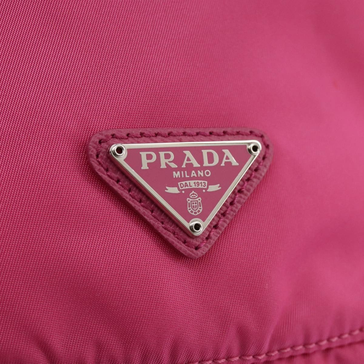 Prada Cosmetic Pouch Pink Synthetic Clutch Bag (Pre-Owned) Size ONE SIZE - 16 Thumbnail