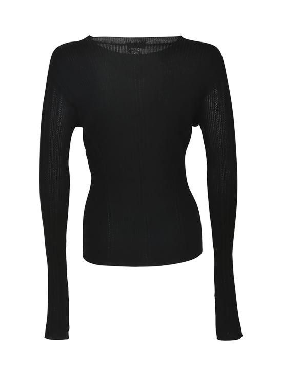 Lanvin LANVIN Women Tops RW PO0048 K004 A24 10 Black Size XS / US 0-2 / IT 36-38 - 2 Thumbnail