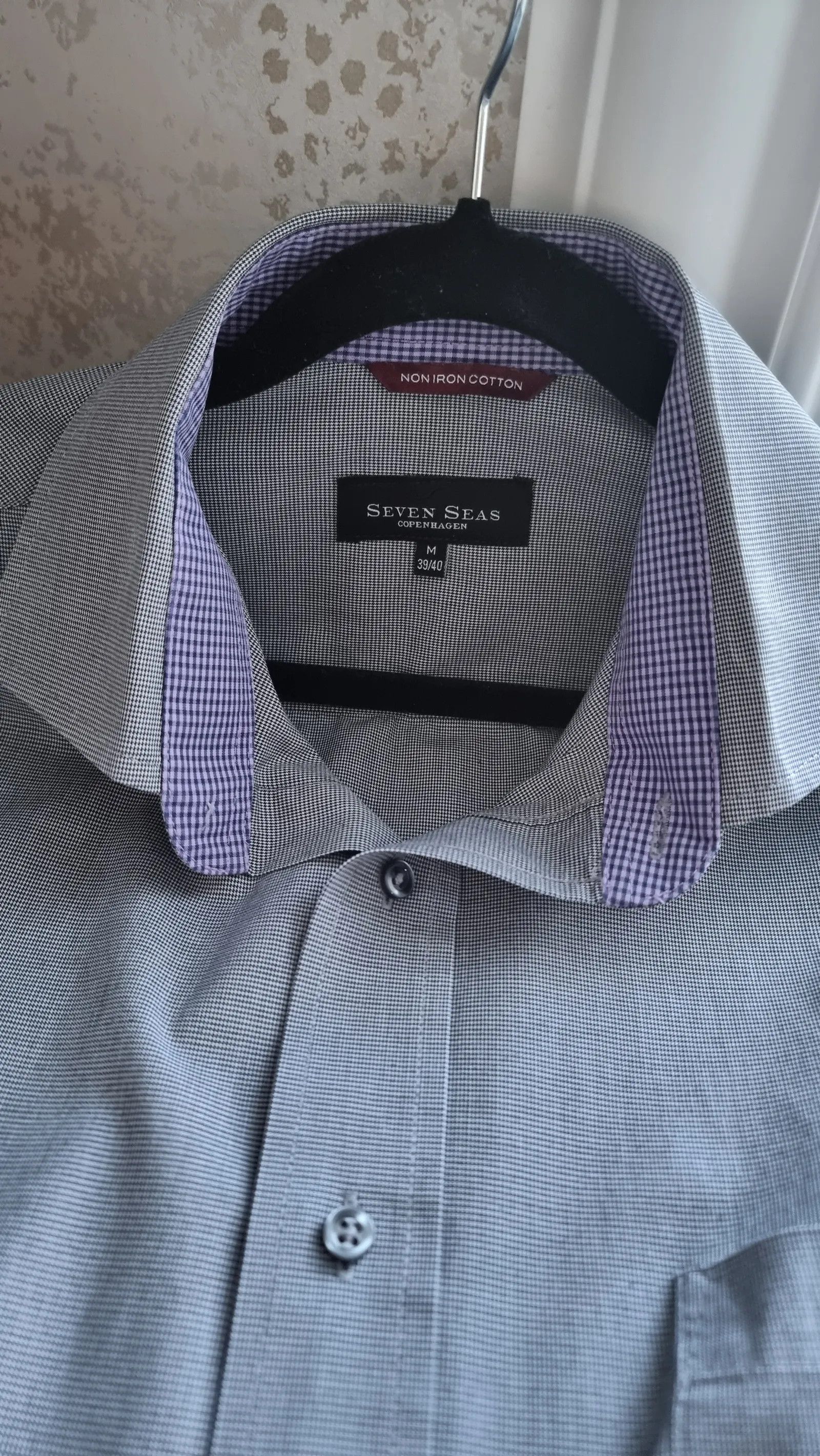 Other Seven Seas Copenhagen Non iron cotton Shirt Size US M / EU 48-50 / 2 - 2 Thumbnail