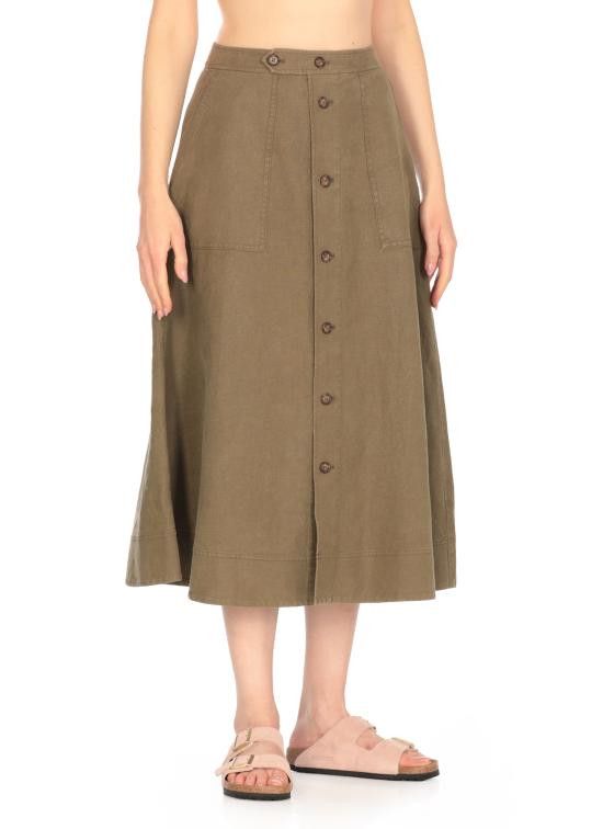 Ralph Lauren RALPH LAUREN Women Mid Skirts 211959941 001 Green Size 26" / US 2 / IT 38 - 3 Thumbnail
