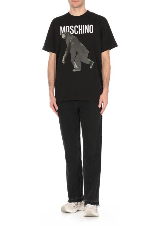 Moschino MOSCHINO Men T-Shirts 0713 02411555 Black Size US M / EU 48-50 / 2 - 3 Thumbnail