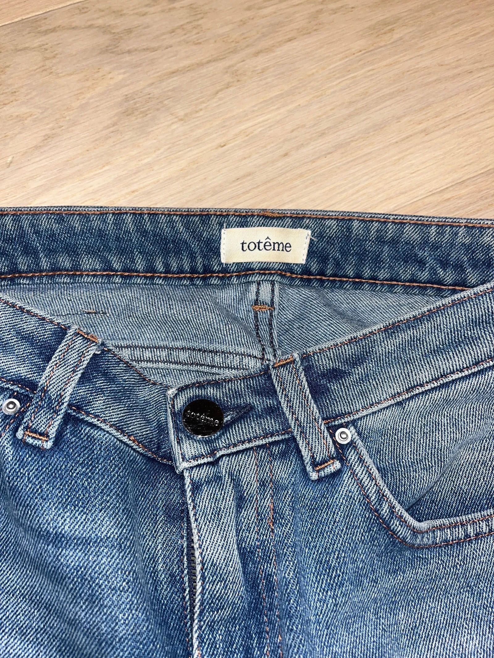 Toteme Toteme Straight Jeans Size 24" / US 00 / IT 34 - 2 Thumbnail