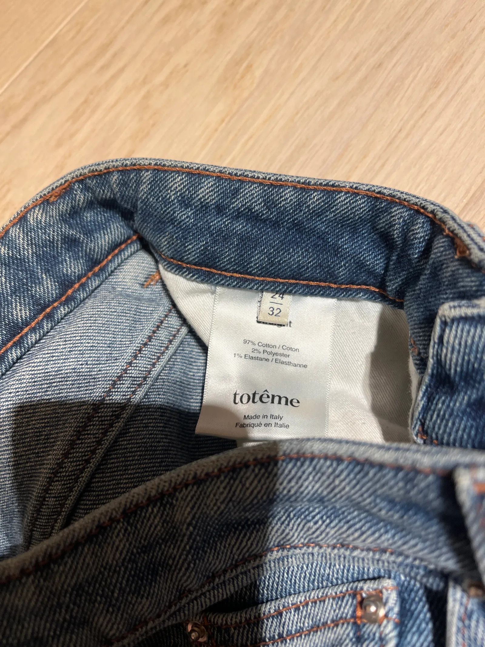 Toteme Toteme Straight Jeans Size 24" / US 00 / IT 34 - 3 Thumbnail