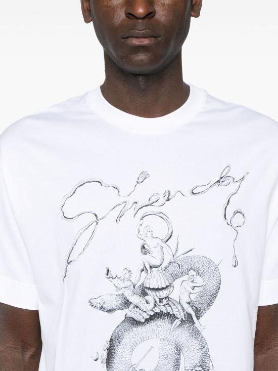 Givenchy GIVENCHY Men T-Shirts BM71MG3YPX 100 White Size US S / EU 44-46 / 1 - 2 Thumbnail