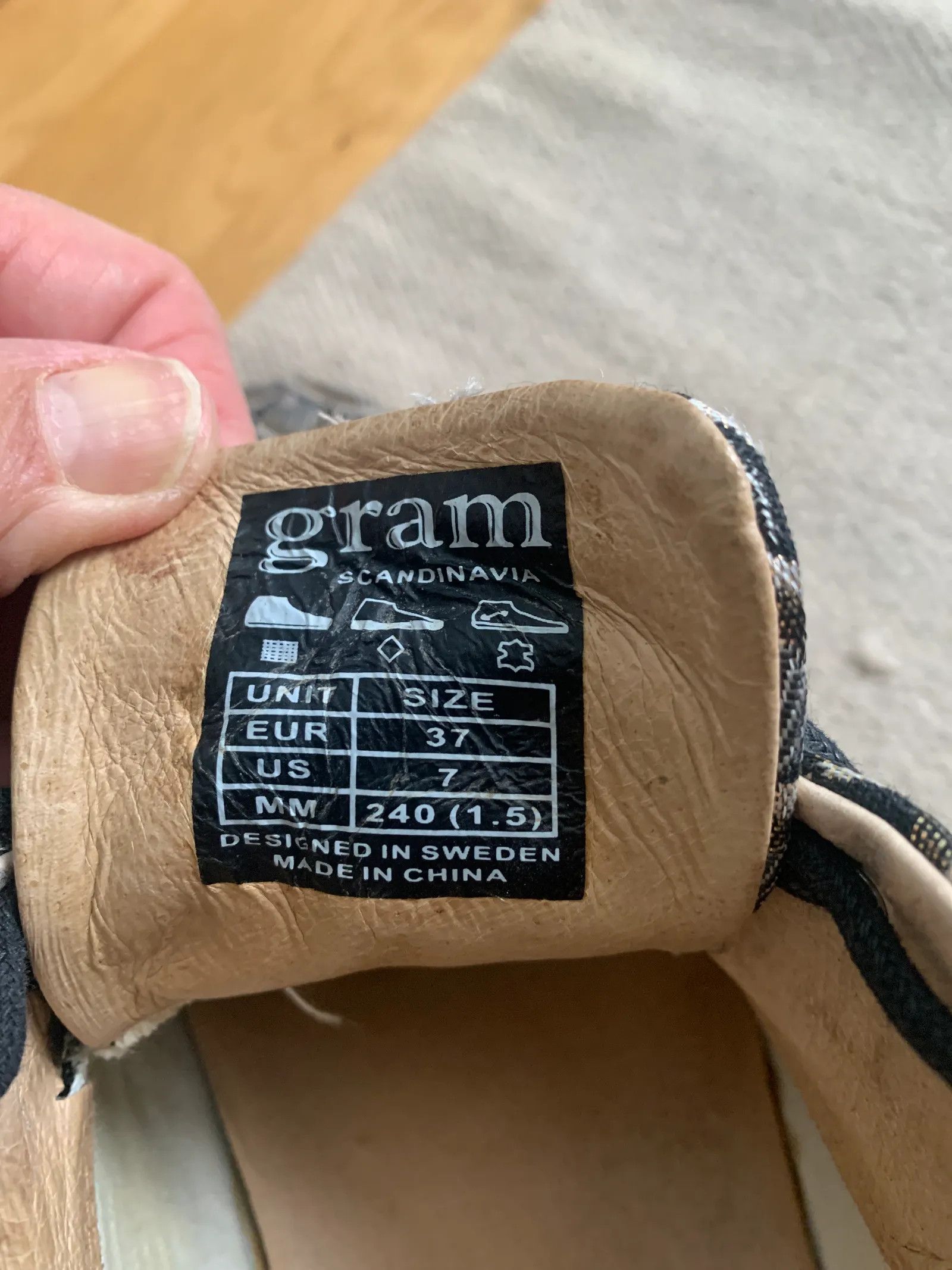 Gram Gram 380g Shoes Size US 7 / IT 37 - 3 Thumbnail