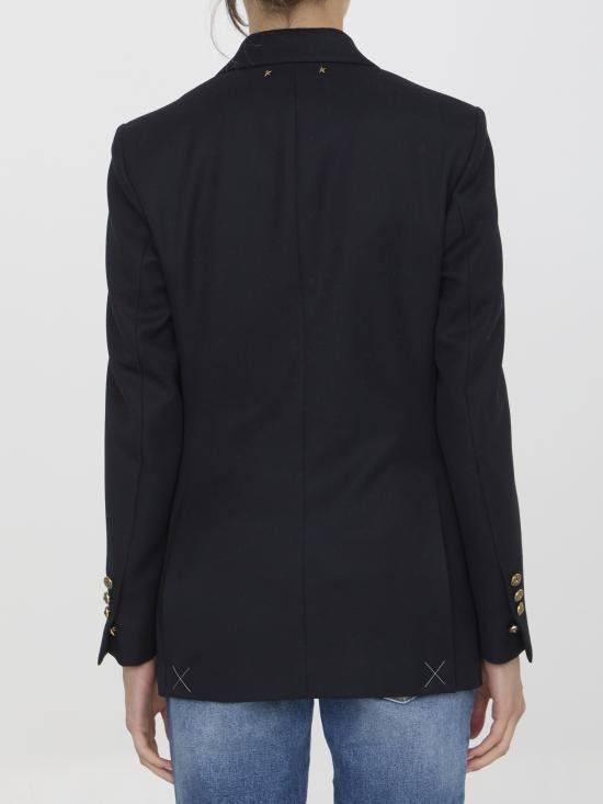 Golden Goose GOLDEN GOOSE Women Jackets GWP00829 BLUE Size M / US 6-8 / IT 42-44 - 4 Thumbnail