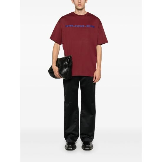 Mugler MUGLER Men T-Shirts TS0114 B5420 RED Size US S / EU 44-46 / 1 - 3 Thumbnail