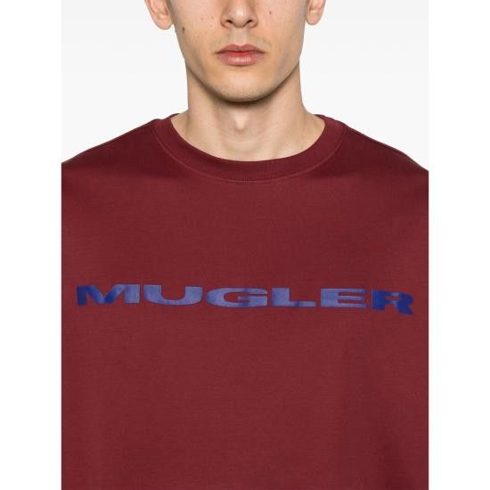 Mugler MUGLER Men T-Shirts TS0114 B5420 RED Size US S / EU 44-46 / 1 - 2 Thumbnail