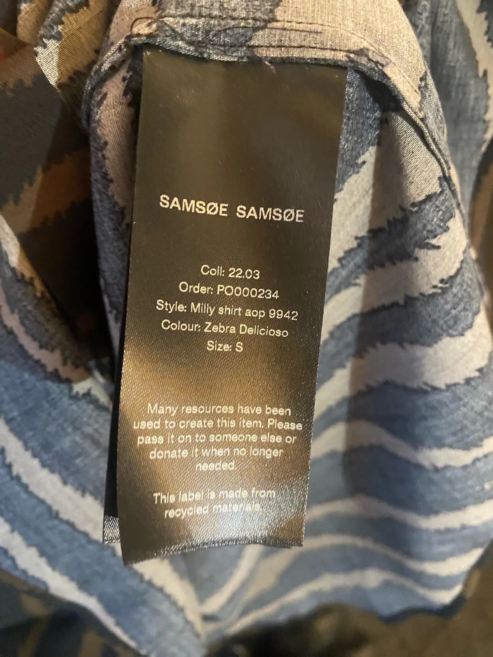 Samsoe Samsoe Samsøe Samsøe Milly shirt Blouse Size S / US 4 / IT 40 - 3 Thumbnail