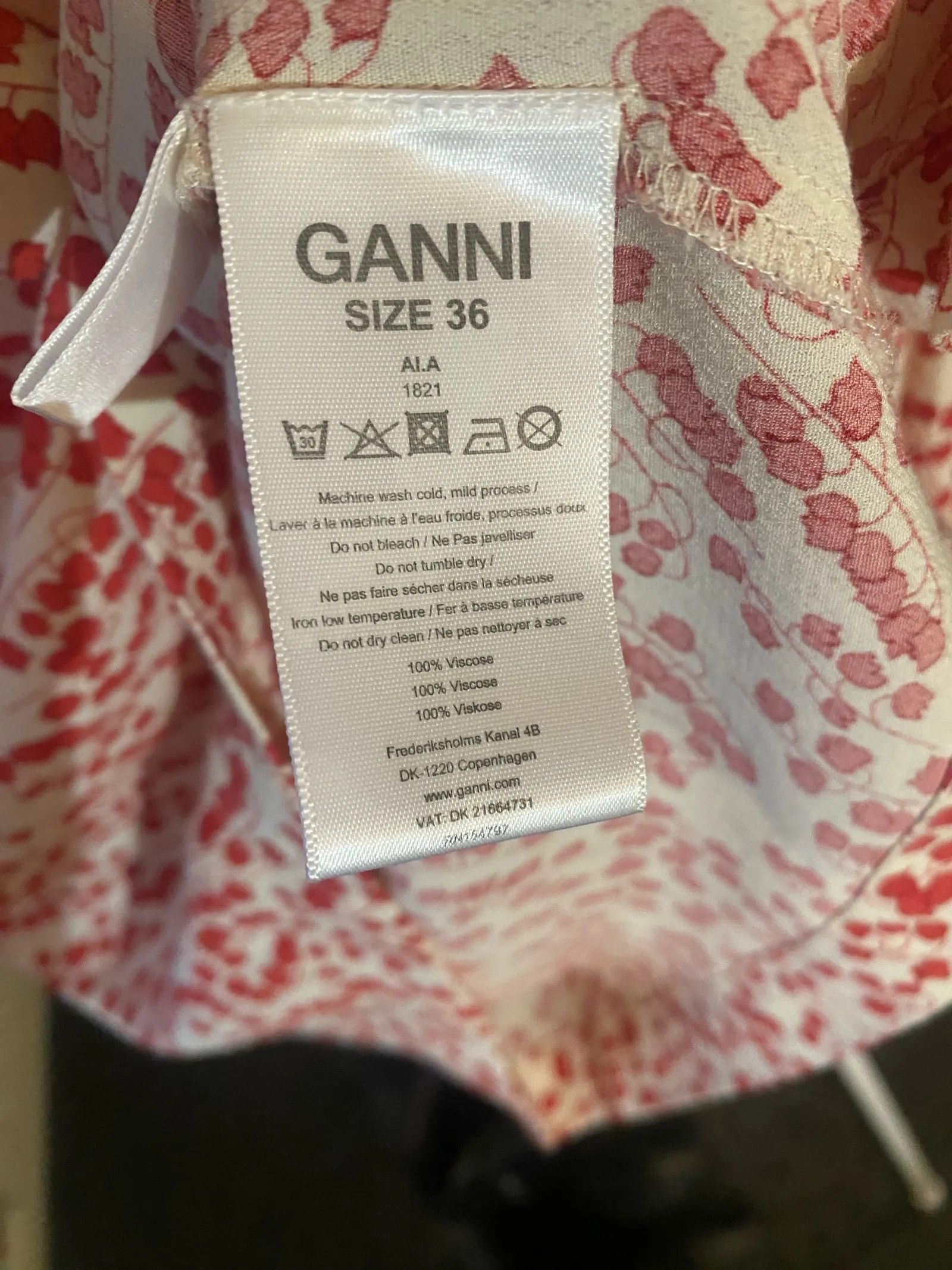 Ganni Ganni Ala Blouse Size XS / US 0-2 / IT 36-38 - 3 Thumbnail