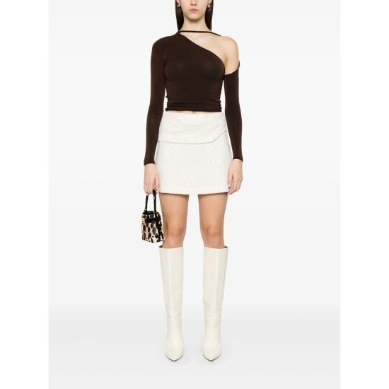 Iro IRO Women Mid Skirts ASSIL WM31 WHI02 WHITE Size 27" / US 4 / IT 40 - 3 Thumbnail