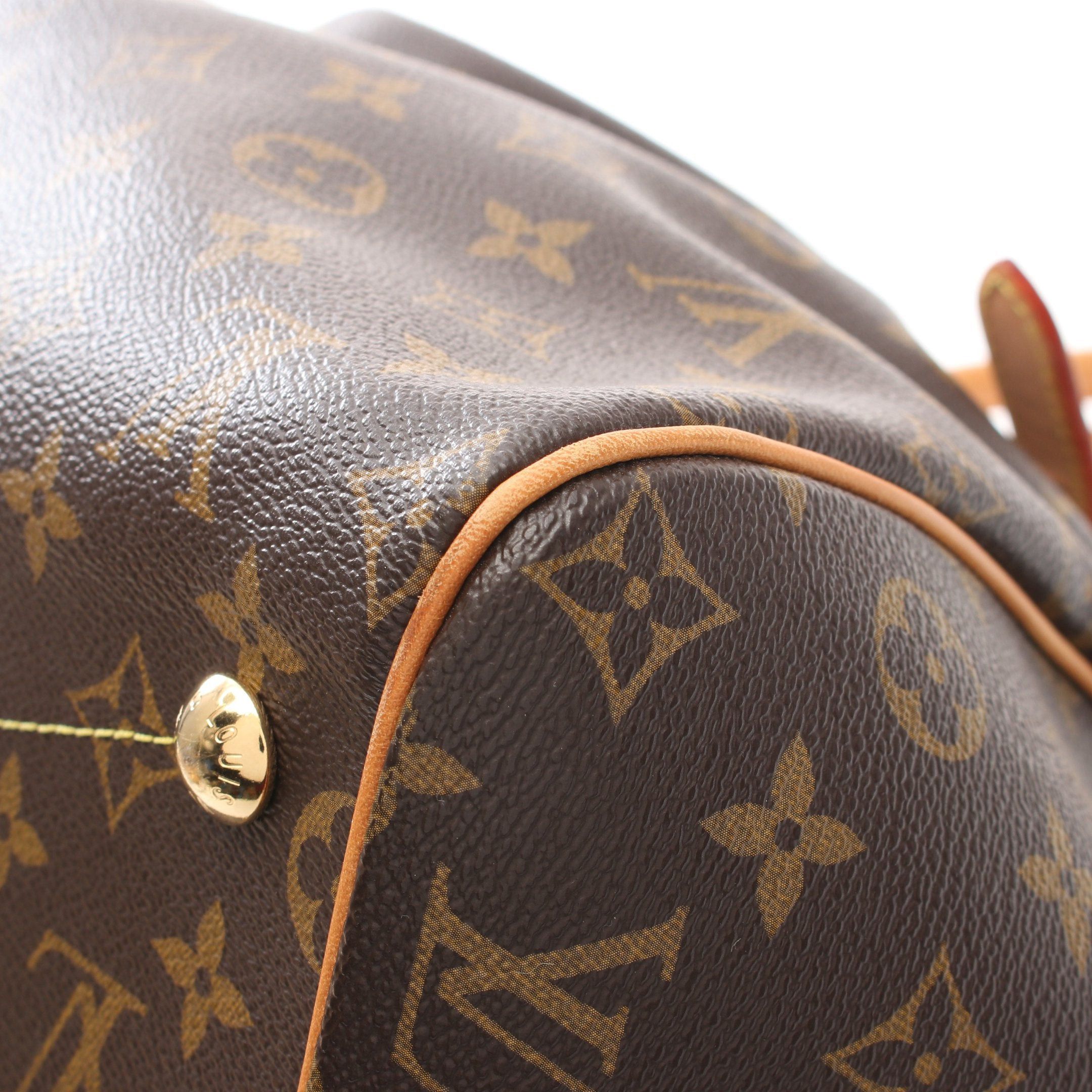 Louis Vuitton Louis Vuitton Tivoli Gm Monogram Handbag Leather Brown Size ONE SIZE - 10 Thumbnail