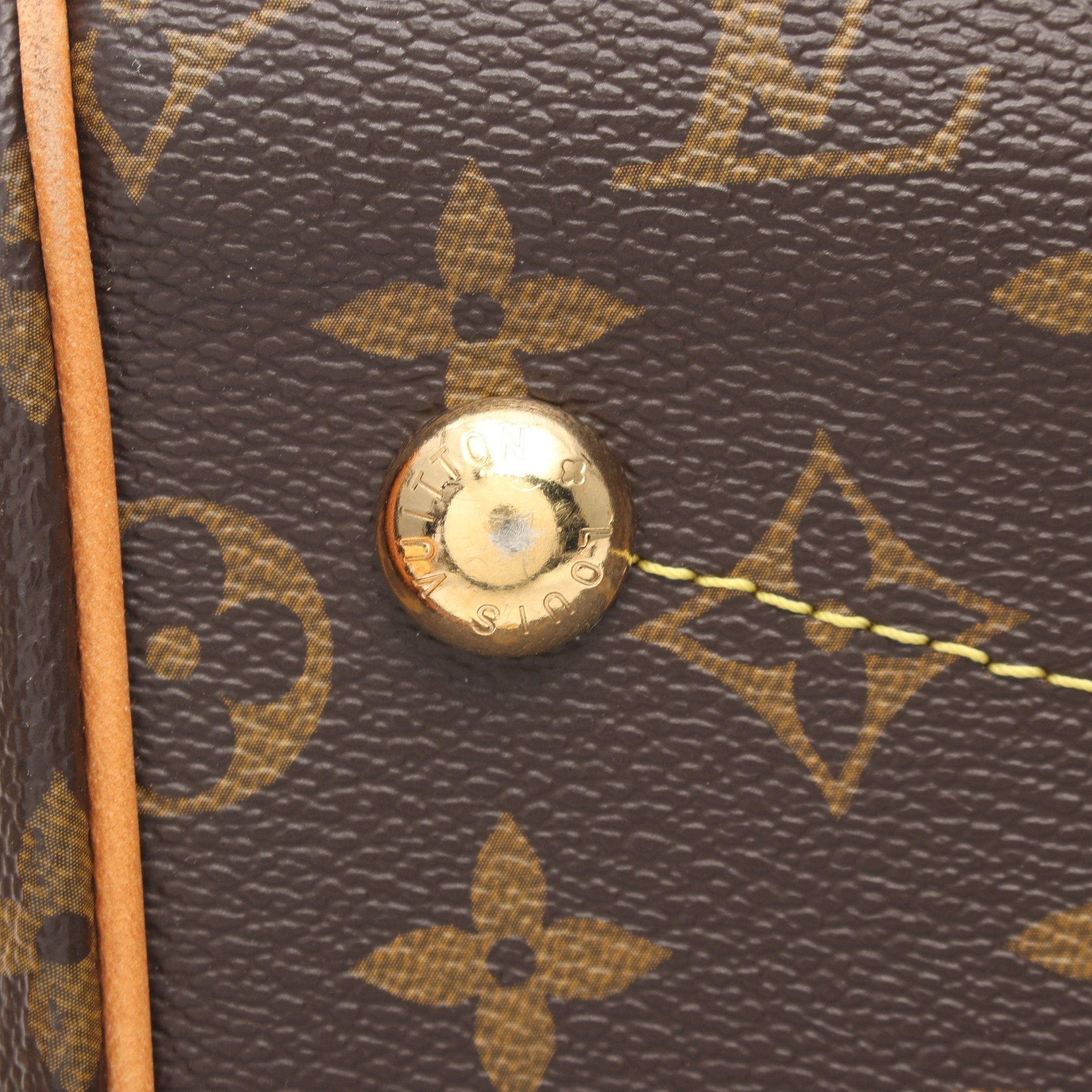 Louis Vuitton Louis Vuitton Tivoli Gm Monogram Handbag Leather Brown Size ONE SIZE - 11 Thumbnail